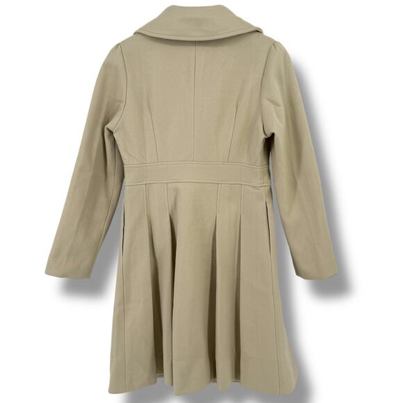 Grace Karin Notch Lapel Double Breasted Trench Coat Size Small Beige - Picture 4 of 8
